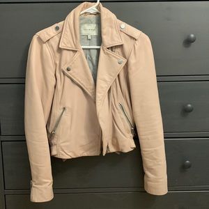 Lucky Brand Women’s XS Light Pink Leather Jacket